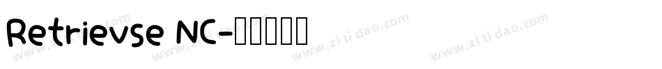 Retrievse NC字体转换